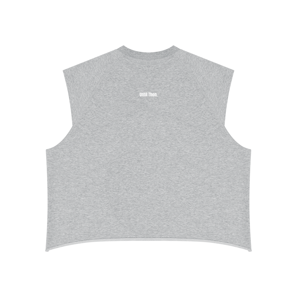 Greater Is He Boxy Raw Hem Tank