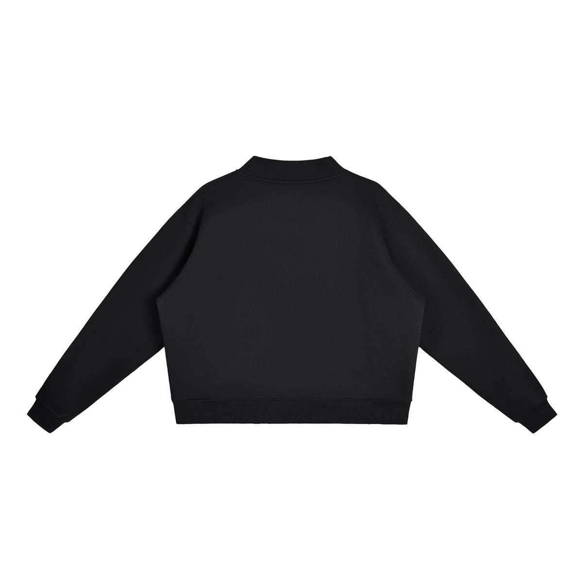 Until Then Essential Fleece Mock-Neck Crew
