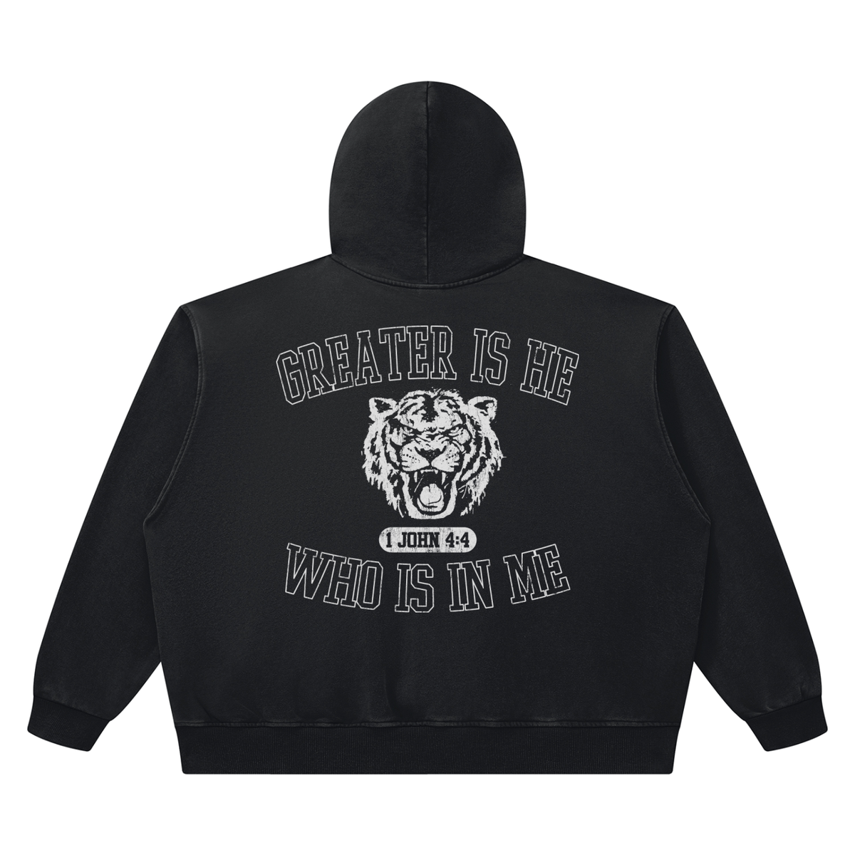 Greater Is He [Heavyweight Vintage Hoodie]