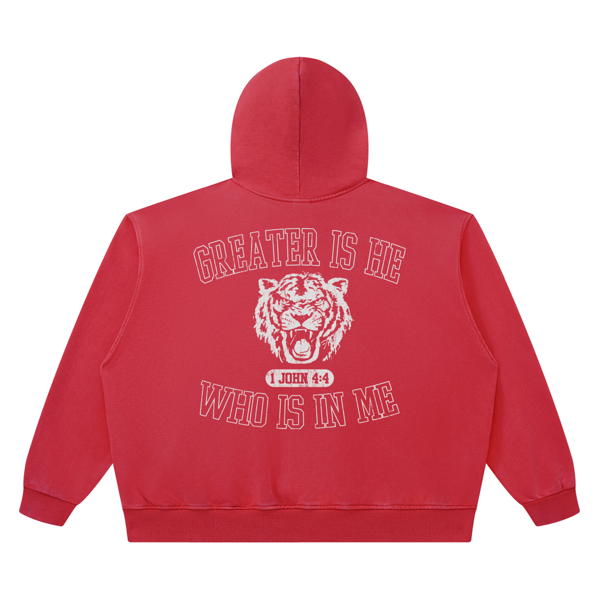 Greater Is He [Heavyweight Vintage Hoodie]
