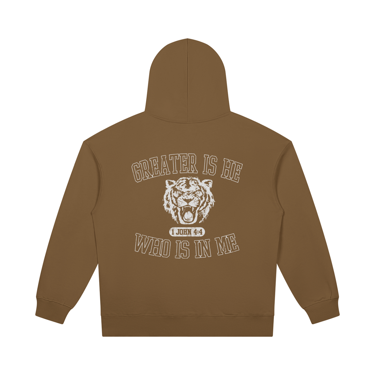 Greater is He [Heavyweight Pullover Hoodie]