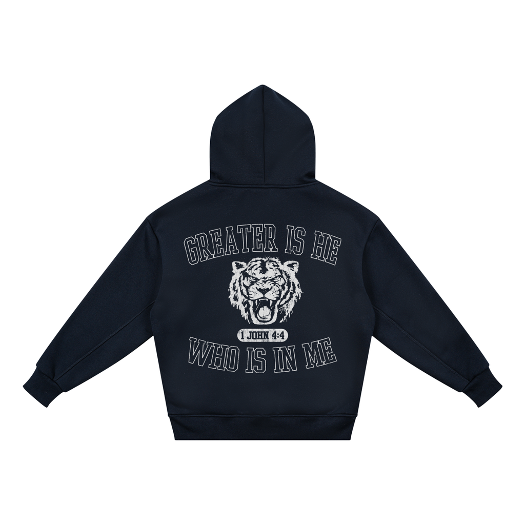 Greater is He [Kids' Fleece Hoodie]