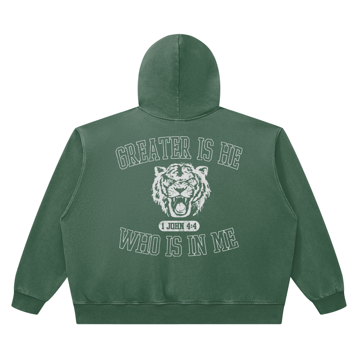 Greater Is He [Heavyweight Vintage Hoodie]