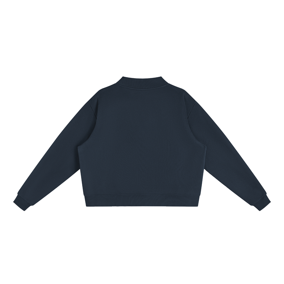 Until Then Essential Fleece Mock-Neck Crew