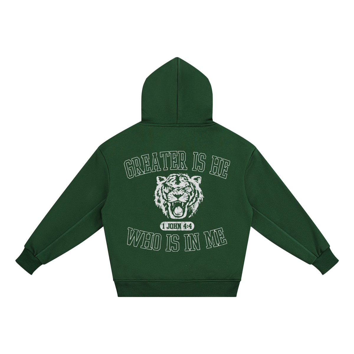 Greater is He [Kids' Fleece Hoodie]