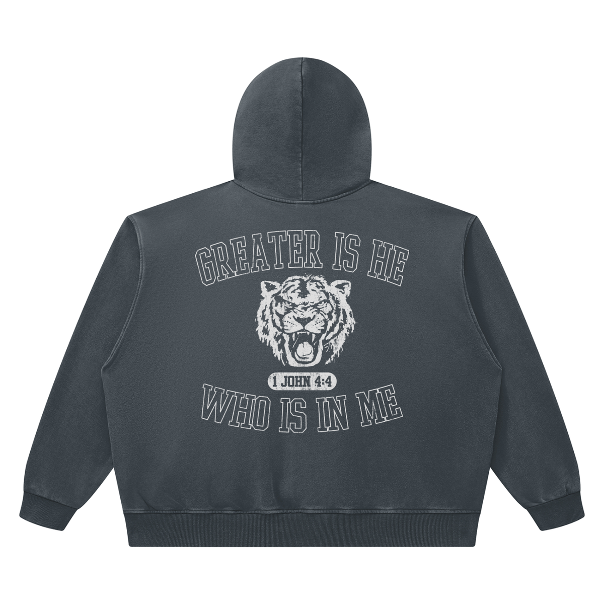 Greater Is He [Heavyweight Vintage Hoodie]