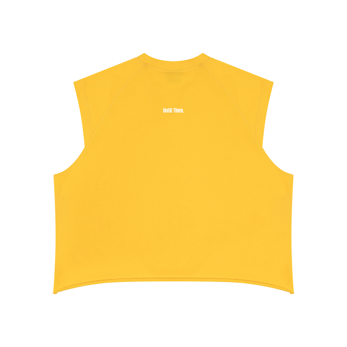 Greater Is He Boxy Raw Hem Tank