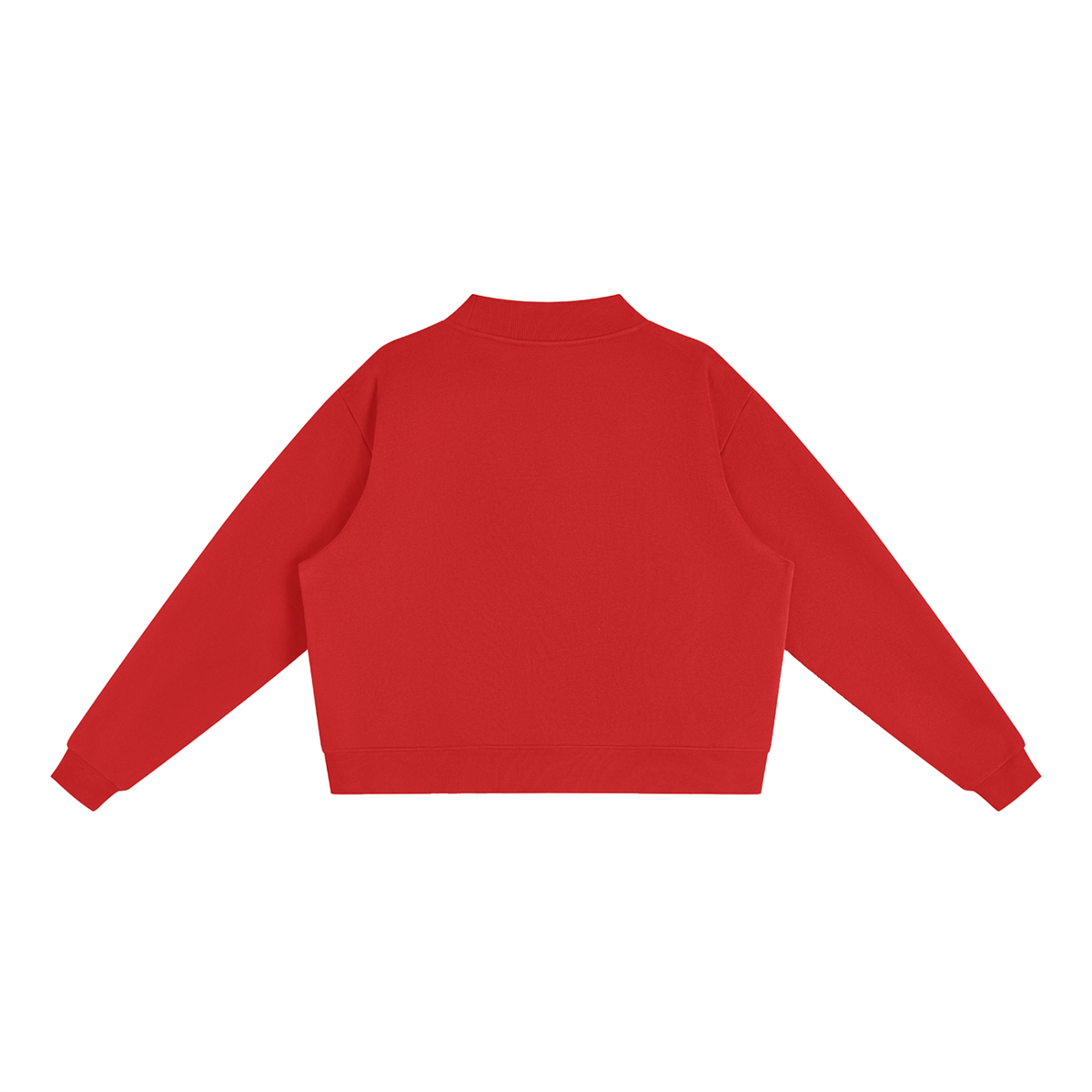 Until Then Essential Fleece Mock-Neck Crew